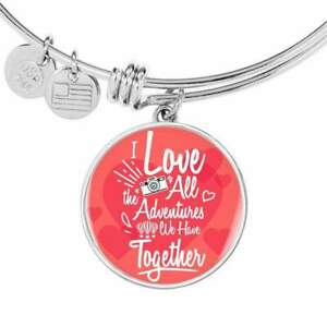【送料無料】ジュエリー・アクセサリー ゴールデンi love tout le adventures we have ensemble voyage acier inoxydable ou 18k dore