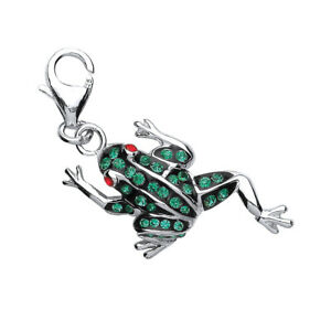 【送料無料】ジュエリー・アクセサリー ジュエルコロンドンシルバークリスタルフロッグブレロックjewelco london argent cristal frog breloque 14,785円