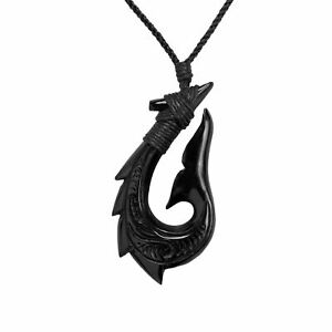 【送料無料】ジュエリー・アクセサリー カラーホーンペンダントヘイマタウクジラ81stgeneration collier pendentif en corne sculpte hei matau queue de baleine 15,584円