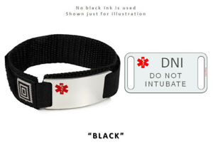 【貨物輸送無料】宝飾品・添え物 アラートブレスレットdni do not intubate medical id alert  bracelet