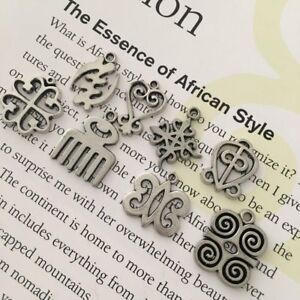 【送料無料】ジュエリー・アクセサリー ピューターアディンクラアディンクラpewter adinkra mix 2 of each adinkra charm 16 total