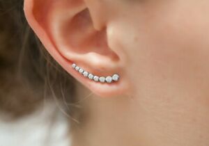 【送料無料】ジュエリー・アクセサリー シルバーイヤリングセットジルコンローブboucles doreilles en argent 925 sertis de zircons contour de lobe deesse