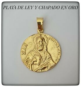 【貨物輸送無料】宝飾品・付属物 メデラサンジュダスタデオシルバープラタサンジュダスタデオメダラサンジュダスmedalla san judas tadeo silver plata  925ml san judas tadeo medalla san judas