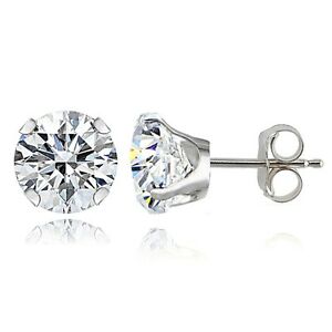 【送料無料】ジュエリー・アクセサリー ジルコーネスワロフスキーホワイトイヤリング14k or blanc 1ct boucles doreilles avec zircone swarovski