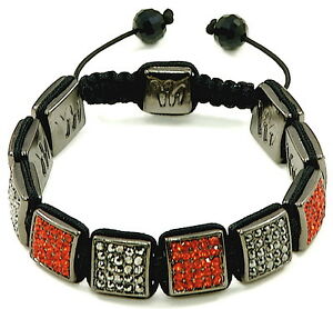 【貨物輸送無料】宝飾品・付属物 ストラップスクエアマクラメサイズbracelet strass carres neuf bouddhiste macrame taille ajustable 1276