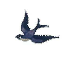 【送料無料】ジュエリー・アクセサリー バイオレットヒランデルブローチメッキシルバーオールナインラッピングviolet hirondelle broche plaque argent tout neuf emballage cadeau
