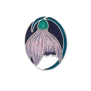【貨物輸送無料】宝飾品・付属物 バイオレットクロッカスピンタックルシルバーオールナインラッピングviolet crocus broche plaque argent tout neuf emballage cadeau