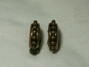 【送料無料】ジュエリー・アクセサリー ヴィンテージモダニズムレバジェスクリップオンイヤリングvintage moderniste rebajes cuivre clipon boucles doreilles