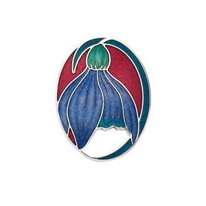 【貨物輸送無料】宝飾品・付属物 レッドクロッカスピンメッキシルバーオールナインパッケージrouge crocus broche plaque argent tout neuf emballage cadeau