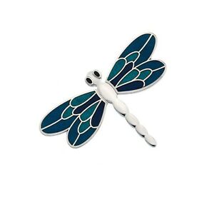 【貨物輸送無料】宝飾品・付属物 ターコイズリベルルピンメッキシルバーオールナインラッピングturquoise broche libellule plaque argent tout neuf emballage cadeau