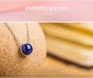 【送料無料】ジュエリー・アクセサリー ショートペンダンティーペルラピスラズリシルバースターリングマッシフシンプルcollier court pendantif perle lapis lazuli argent sterling massif 925 simple cy9