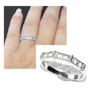 【送料無料】ジュエリー・アクセサリー リングジルコニウムリングbague ancienne en argent massif 925 zirconium blanc t 50 bijou ring
