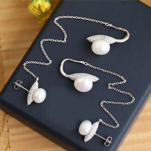 【送料無料】ジュエリー・アクセサリー イヤリングクリップパールカルチャーロングホワイトゴールドクラストboucles doreilles clip perle culture long placque or blanc cz incruste g3 65|hokushin