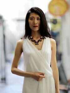 【送料無料】ジュエリー・アクセサリー アールデコパターンエカイザータートルタッセルブラックローズオリジナルバロックcollier art deco motif ecaille tortue tassel noir rose original baroque jcr 2