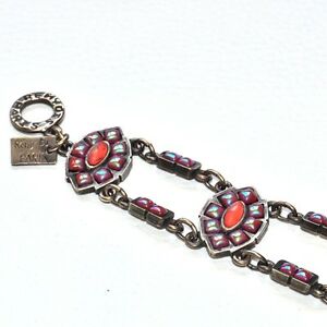 【送料無料】ジュエリー・アクセサリー ブロンズパティナアーティストブレスレットジュエルガラスカボションremy dis bracelet dartiste bronze patine et cabochons de verre bijou