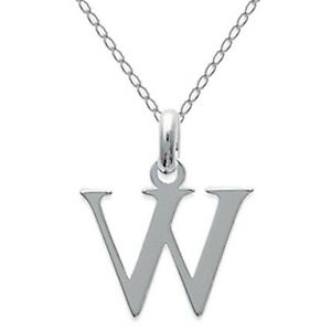 【送料無料】ジュエリー・アクセサリー シルバーアイデアcollier initiale lettre w en argent 925 longueur 45cm ou 50cm idee cadeau
