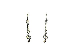 【送料無料】ジュエリー・アクセサリー ゴールドメッキイヤリングフロアキーboucles doreilles en plaque or cle de sol