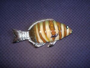 【送料無料】ジュエリー・アクセサリー ブローチフィッシュヴィンテージブローチbroche poisson vintage brooch｜hokushin