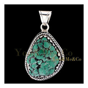 【送料無料】ジュエリー・アクセサリー ナチュラルラフターコイズマッシブシルバーペンダントnaturel roughturquoise amp; 925 pendentif argent massif
