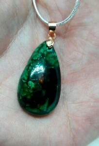 【送料無料】ジュエリー・アクセサリー ターコイズネックレス××collier turquoise 29×16×7 mm