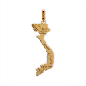 【送料無料】ジュエリー・アクセサリー ベトナムメッキペンダントpendentif plaque or vietnam