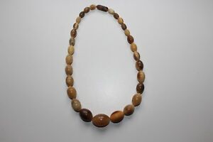 【送料無料】ジュエリー・アクセサリー ヴィンテージドレープネックレスbeau collier draperie vintage en os de bovin longueur 50 cm