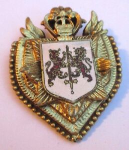 【送料無料】ジュエリー・アクセサリー ライオンbroche couleur or ancien bijou vintage finement travaille ecusson arme lion 2480