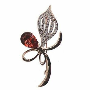 【送料無料】ジュエリー・アクセサリー ジュエリーファッションゴールドメッキローズフラワーブローチmode bijoux 18k plaque or rose broche fleur fp001