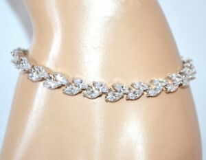 【送料無料】ジュエリー・アクセサリー ブレスレットテニスシルバークリスタルラインストーンセレモニージュエリーbracelet femme tennis argent cristaux strass ceremonie bijoux de fantaisie a58