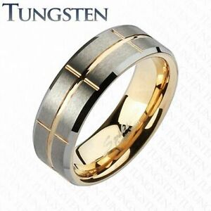 【送料無料】ジュエリー・アクセサリー タングステンロゼリングbague tungstene rainures or rose 21,456円