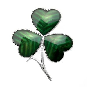 【送料無料】ジュエリー・アクセサリー クローバーピンメッキシルバーオールナインパッケージtrefle broche plaque argent tout neuf emballage cadeau