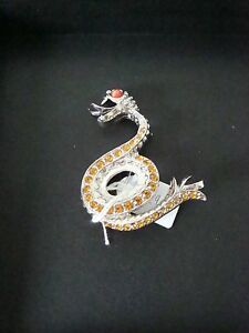 【送料無料】ジュエリー・アクセサリー スネークブローチbroche serpent