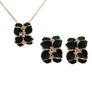 【送料無料】ジュエリー・アクセサリー ジュエリーファッションゴールドメッキローズフラワーセットmode bijoux 18k plaque or rose fleur set fs182