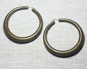 【送料無料】ジュエリー・アクセサリー イヤリングレジンブラウンリングクレオールサークルエスニックワインboucles doreilles resine ccb marron anneaux creoles cercles 65mm ethnique vin