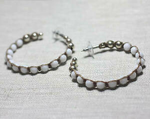 【送料無料】ジュエリー・アクセサリー イヤリングホワイトベージュマクラメリングクレオールサークルboucles doreilles resine ccb blanc beige macrame anneaux creoles cercles 56mm 20,860円