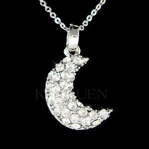 【送料無料】ジュエリー・アクセサリー クリスタルスワロフスキールナイスラムネックレスcrescent lune avec cristal swarovski luna sainte islamique hope voeux collier