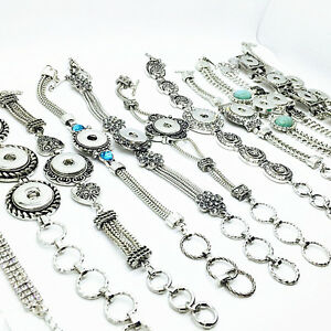 【送料無料】ジュエリー・アクセサリー ヴィンテージジンジャースナップジュエリーチャームブレスレットwhole silver women vintage ginger 12mm18mm snaps jewelry charms bracelets