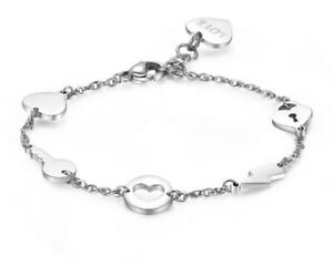 【送料無料】ジュエリー・アクセサリー ブラッチャレサガポアッチャイオシルバーbracciale sagapo hidden acciaio shd11 silver