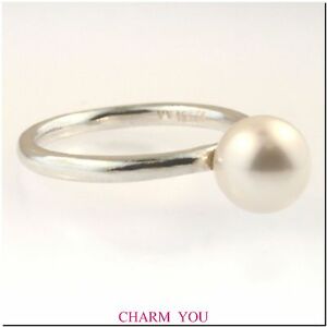 【送料無料】ジュエリー・アクセサリー オーセンティックトロルビーズパールリングホワイトスターリングシルバーauthentic trollbeads pearl ring white sterling silver 21,456円