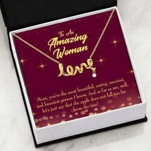 【送料無料】ジュエリー・アクセサリー ママネックレスイノックススチールダplupart beau significative maman cadeau manuscrit collier inox acier mere da