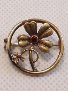 【送料無料】ジュエリー・アクセサリー プリティアンティークダブルアールヌーボーブローシュassez antique ordouble art nouveau broche j6
