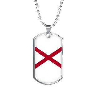 【送料無料】ジュエリー・アクセサリー アラバマジュエリースチールゴールドドゥalabama etat drapeau collier bijoux acier inoxydable ou 18k or do 22,052円