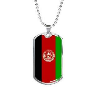 【送料無料】ジュエリー・アクセサリー アフガニスタンフラッグネックレスジュエリーゴールドafghanistan drapeau collier bijoux acier inoxydable ou 18k or d