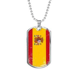 【送料無料】ジュエリー・アクセサリー スペインフラグカラージュエリースチールゴールドespagne bouleverse drapeau collier bijoux acier inoxydable ou 18k or do