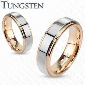 【送料無料】ジュエリー・アクセサリー ピンクゴールドタングステンリングbague tungstene or rose