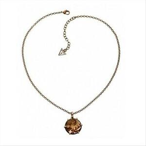 【送料無料】ジュエリー・アクセサリー コラーナドナゲスブロンゾコンシオンコロロガトアンブラcollana donna guess ubn80909 colore bronzo con cioncolo logato colore ambra