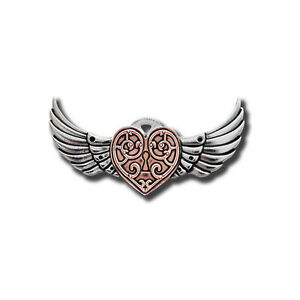 【送料無料】ジュエリー・アクセサリー スチームパンクブローチヴァルキリーハートアンストークスbroche steampunk valkyrie heart par anne stokes