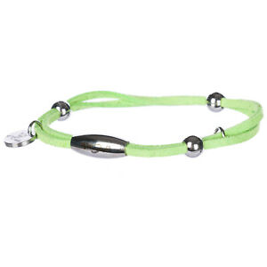 【送料無料】ジュエリー・アクセサリー デステブラッチャーレウオモヴェルデペッレブラッチャーレットdeste bracciale uomo al001 verde pelle braccialetto
