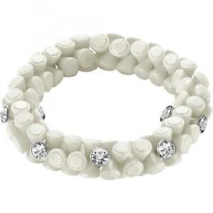 【送料無料】ジュエリー・アクセサリー ヒップホップシリコンホワイトブレスレットbracelet femme hip hop gem hj0267 silicone blanc