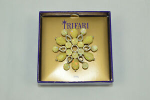 【送料無料】ジュエリー・アクセサリー ヴィンテージトリファリブローチbroche vintage trifari neuve dans son ecrin
